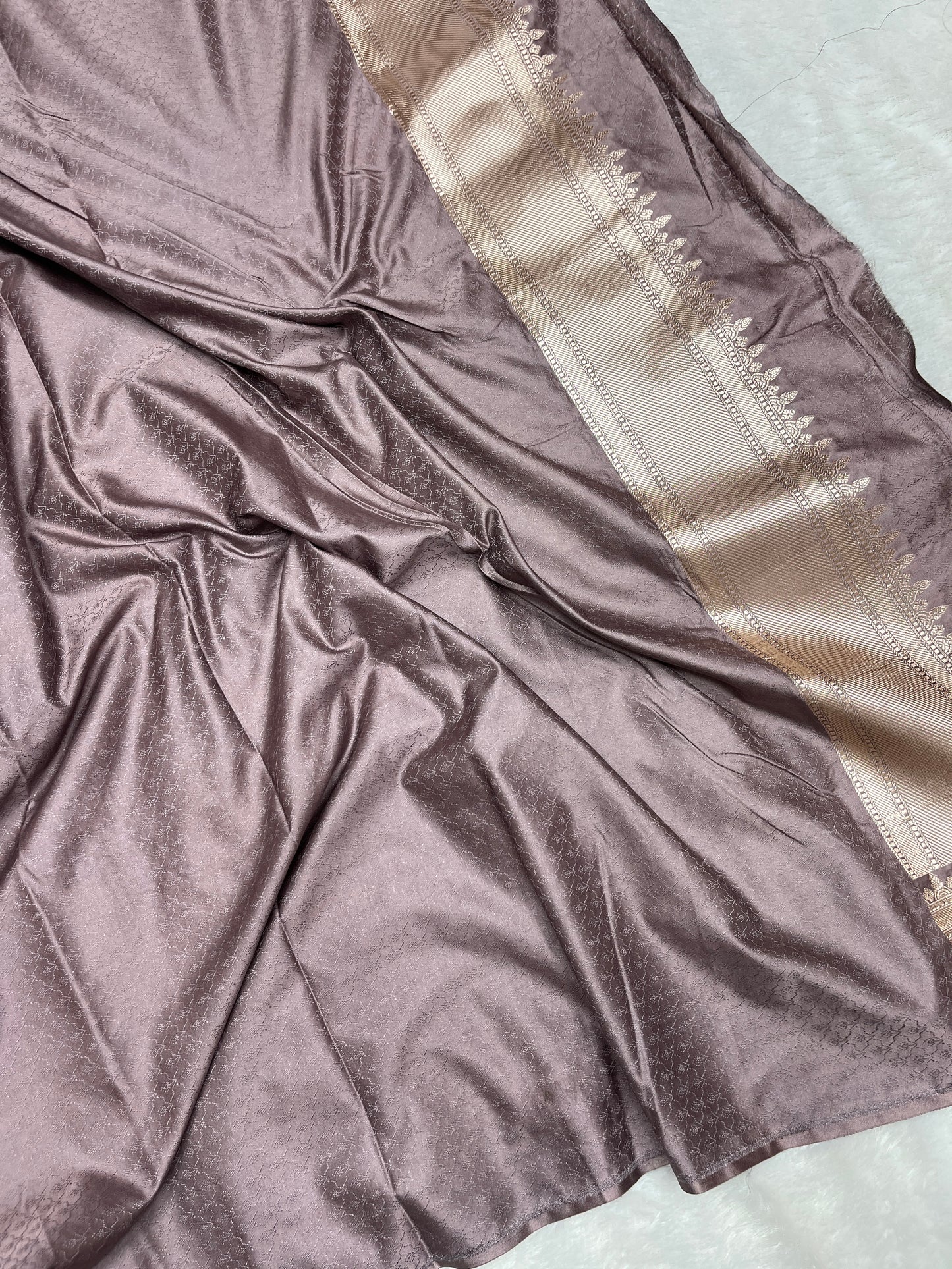 Meenakari Mashru Katan Banarsi Saree