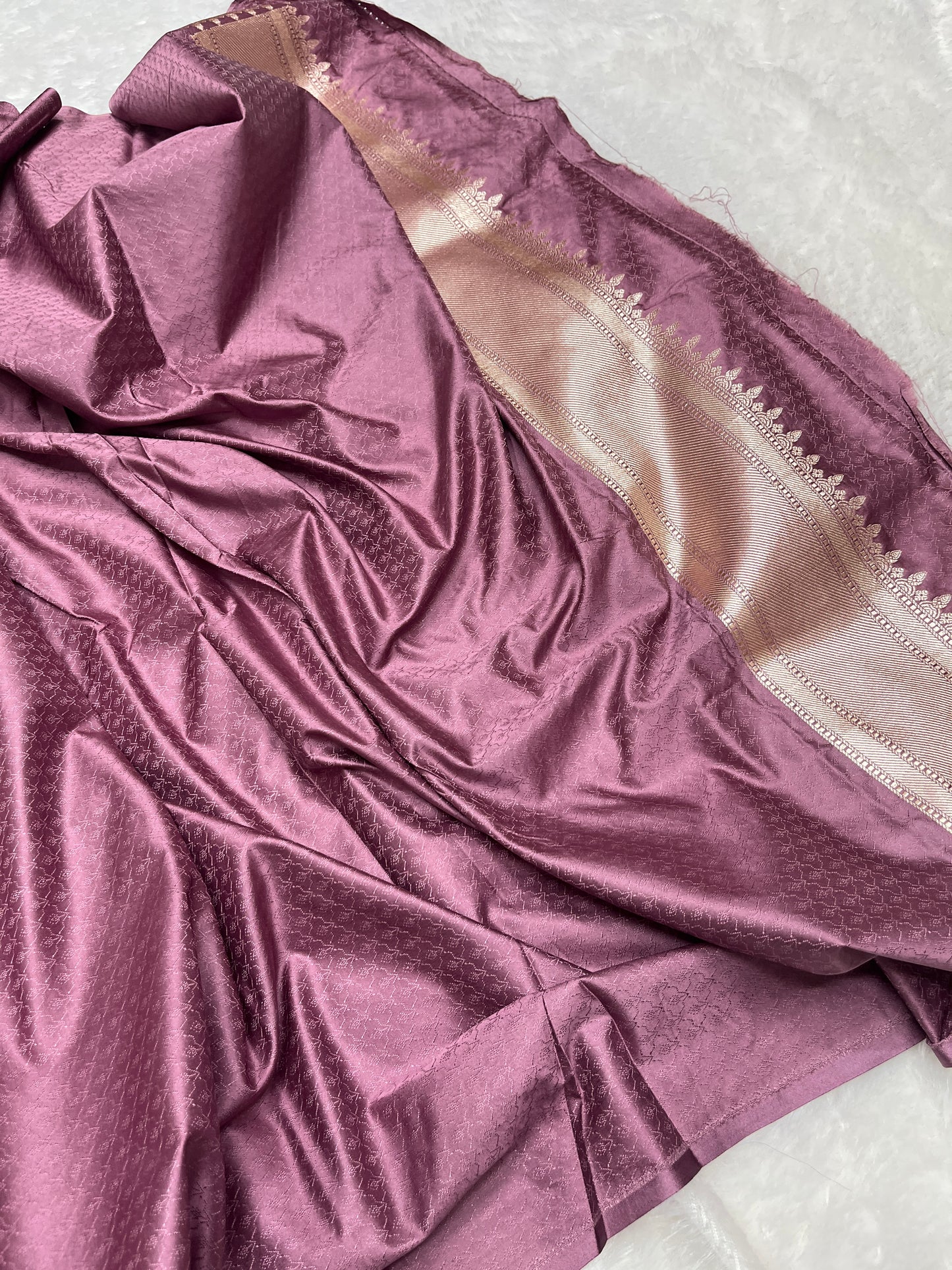 Meenakari Mashru Katan Banarsi Saree