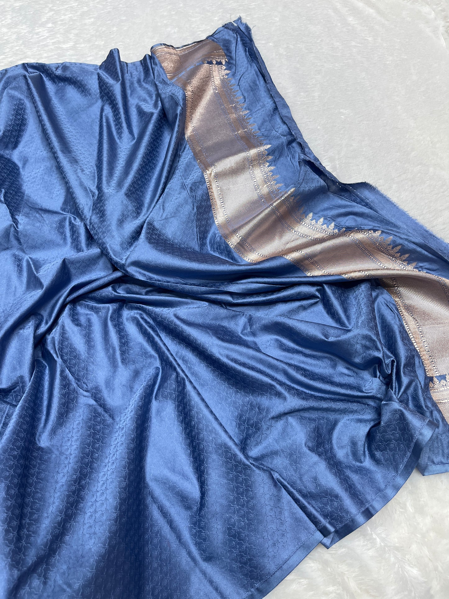Meenakari Mashru Katan Banarsi Saree