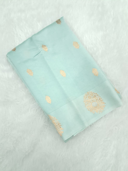 Kadhwa Handloom Mango Silk Banarasi Saree