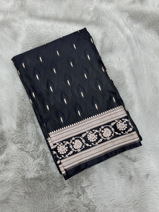Tanchoi Mashru Katan Banarasi Saree